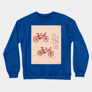 two bicycles Crewneck Sweatshirt